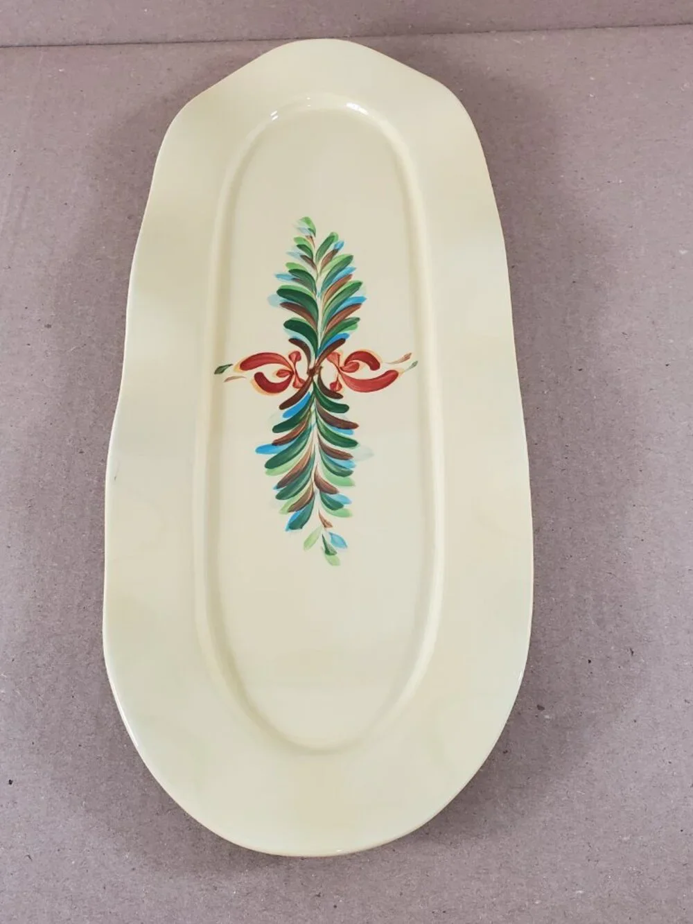 Southern Living At Home Gail Pittman Sienna Oval Tidbit Appetizer Platter